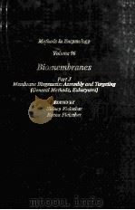 BIOMEMBRANES PART J 1983 PDF电子版封面