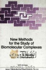 NEW METHODS FOR THE STUDY OF BIOMOLECULAR COMPLEXES（1998 PDF版）