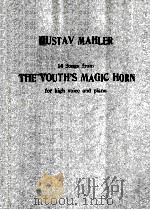GUSTAV MAHLER 14 SONGS FROM THE YOUTH'S MAGIC HORN PDF电子版封面