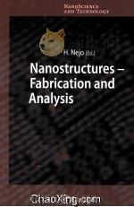 NANOSTRUCTURES-FABRICATION AND ANALYSIS PDF电子版封面