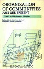 PRGANIZATION OF COMMUNITIES PAST AND PRESENT（1987 PDF版）