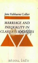 MARRIAGE AND INEQUALITY IN CLASSLESS SOCIETIES（1988 PDF版）