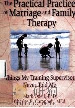 THE PRACTICAL PRACTICEOF MARRIAGE AND FAMILY THERAPY THINGS MY TRAINING SUPERVISOR NEVER TOLD ME 1998 PDF电子版封面 9780789004314