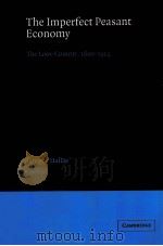 THE IMPERFECT PEASANT ECONOMY THE LORIE COUNTRY 1800-1914（1982 PDF版）