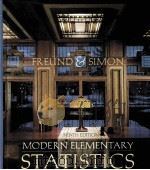 MODERN ELEMENTARY STATISTICS NINTH EDITION 1997 PDF电子版封面 0138582912