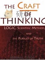 THE CRAFT OF THINKING 1999 PDF电子版封面 0966855523