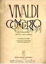 VIVALDI CONCERTO IN FA MAGGIORE PDF电子版封面