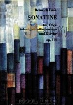 HEINRICH FUNK SONATINE FUR OBOE (ODER EIN ANDERES BLASINSTRUMENT) UND KLAVIER OP.116（ PDF版）