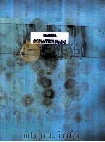HANDEL SONATEN NR.1-3     PDF电子版封面     