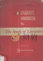 The Student's Handbook For The Study of Literature Book IV 1959 PDF电子版封面