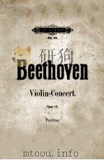 CONCERTE L.VAN BEETHOVEN IN PARTITUR.OP.61. PDF电子版封面
