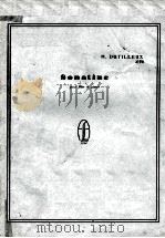 SONATINE POUR FLUTE ET PIANO     PDF电子版封面     