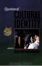 QUESTIONS OF CULTURAL IDENTITY 1997 PDF电子版封面 9780803978836