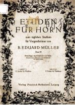 ETUDEN FUR HORN ZUM TAGLICHEN STUDIUM FUR VORGESCHRITTENE（ PDF版）