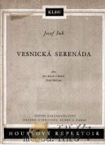VESNICKA SERENADA 1953 PDF电子版封面