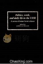 POLITICS，WORK，AND DAILY LIFE IN THE USSR  A SURVEY OF FORMER SOVIET CITIZENS（1987 PDF版）