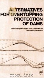 ALTERNATIVES FOR OVERTOPPING PROTECTION OF DAMS 1994 PDF电子版封面 0784400040