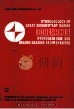 HYDROGEOLOGY OF GREAT SEDIMENTARY BASINS 1978 PDF电子版封面