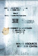 POLICY ANALYSIS OF RESERVOIR OPERATION IN THE POTOMAC RIVER BASIN VOLUME Ⅱ WASHINGTON METROPOLITAN W 1979 PDF电子版封面