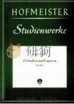 25 STUDIEN UND CAPRICEN FUR OBOE 1953 PDF电子版封面