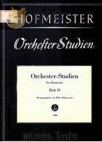 ORCHESTER-STUDIEN FUR KLARINETTE HEFT IV PDF电子版封面