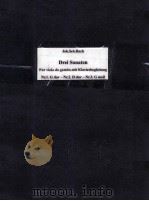 DREI SONATEN FUR VIOLA DA GAMBA.MIT KLAVIERBEGLEITUNG PDF电子版封面