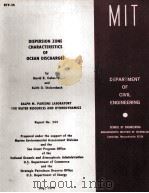 DISPERSION ZONE CHARACTERISTICS OF OCEAN DISCHARGES（1979 PDF版）