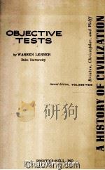 OBJECTIVE TESTS SECOND EDITION,VOLUME TWO 1961 PDF电子版封面
