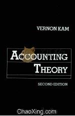 SCCOUNTING THEORY SECOND EDITION 1989 PDF电子版封面 0471521914