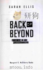 BACK OF BEYOND STORIES OF THE SUPERNATURAL 1996 PDF电子版封面 0689814844