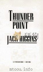 THUNDER POINT 1993 PDF电子版封面 0399138358