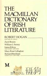 THE MACMILLAN DICTIONARY OF IRISH LITERATURE（1980 PDF版）