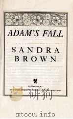 ADAM'S FALL 1988 PDF电子版封面 0553095382