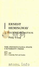 ERNEST HEMINGWAY A RECONSIDERATION 1966 PDF电子版封面