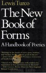 THE NEW BOOK OF FORMS A HARDBOOK OF POETICS（1986 PDF版）