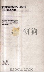 TURGENEV AND ENGLAND（1980 PDF版）