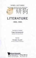 NOBEL LECTURES IN LITERATURE 1968-1980（1993 PDF版）