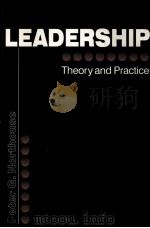 LEADERSHIP:THEORY AND PRACTICE 1997 PDF电子版封面 0803957696