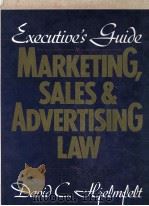 MARKETING SALES ADVERTISING LAW 1990 PDF电子版封面 0132964503
