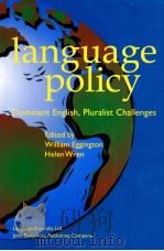 Language Policy   1997  PDF电子版封面  1556195176   