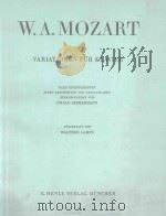 Variationen fur Klavier PDF电子版封面 (奥)Mozart,M.曲