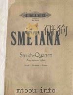 Streich-Quartett PDF电子版封面 (捷)Smetana曲