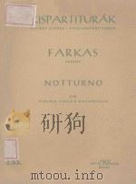 Notturno 1963 PDF电子版封面 (俄)Ferenc,F.曲