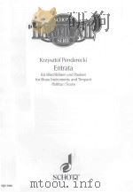 Entrata 1999 PDF电子版封面 (波)K.Penderecki曲