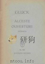 Alceste Ouverture PDF电子版封面 (德)Gluck曲