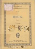Ovetture Roi Lear-King Lear Konig Lear PDF电子版封面 Berlioz曲