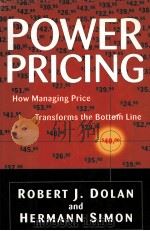 POWER PRICING HOW MANAGING PRICE TRANSFORMS THE BOTTOM LINE 1996 PDF电子版封面 068483443X