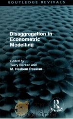 DISAGGREGATION IN ECONOMETRIC MODELLING 1990 PDF电子版封面 9780415616584