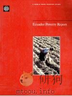 ECUADOR POVERTY REPORT 1996 PDF电子版封面 0821336657