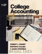 COLLEGE ACCOUNTING 1-27 1988 PDF电子版封面 0131451782